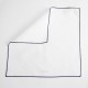 Lee Oppenheimer Cotton White Handkerchief No. 1