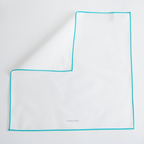 Lee Oppenheimer Cotton White Handkerchief No. 1